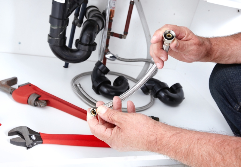 Toilet repair being carried out in Tufnell Park